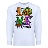 White love taching halloween Premium Sweatshirt - RacoonDesign