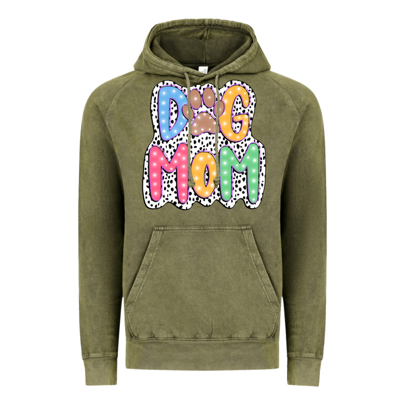 Dog Mom Dalmatian Vintage Hoodie by JahusDesignShop | Teevron