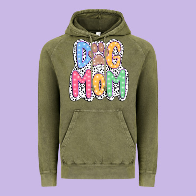 Dog Mom Dalmatian Vintage Hoodie Designed By Jahusdesignshop