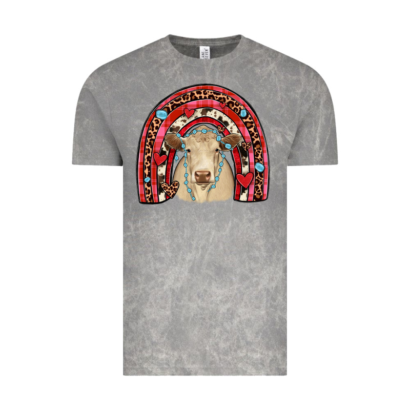 Valentines Charolais  Rainbow Vintage Tee by JahusDesignShop | Teevron