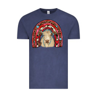 Vintage Denim valentines charolais  rainbow Vintage Tee - JahusDesignShop