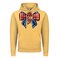 Vintage Mustard bow Vintage Hoodie - JahusDesignShop