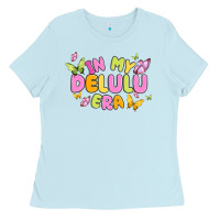 Baby Blue in my delulu era Ladies Tee - MaliasSmallBusiness