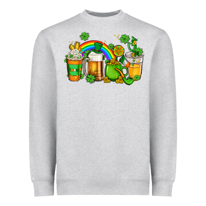 St Patricks Coffee Heavyweight Sweatshirt by AdoDesignShop | Teevron