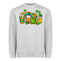 Heather Grey st patricks coffee Heavyweight Sweatshirt - AdoDesignShop