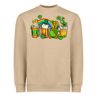 Mushroom st patricks coffee Heavyweight Sweatshirt - AdoDesignShop