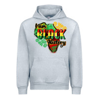 Heather Grey i am black history Urban Hoodie - CowGirlArtShop