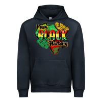 Navy i am black history Urban Hoodie - CowGirlArtShop