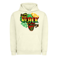 Pigment Pistachio i am black history Urban Hoodie - CowGirlArtShop