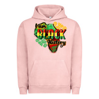 Pigment Salmon i am black history Urban Hoodie - CowGirlArtShop