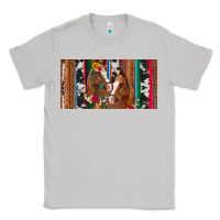 Moon Dust western horses gemstone horse cowhide leopard floral background licens Classic Tee - Artiststas