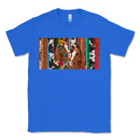 True Royal western horses gemstone horse cowhide leopard floral background licens Classic Tee - Artiststas