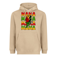 Mushroom mama lightning bolt juneteenth Heavyweight Hoodie - LillyAllenDesigns