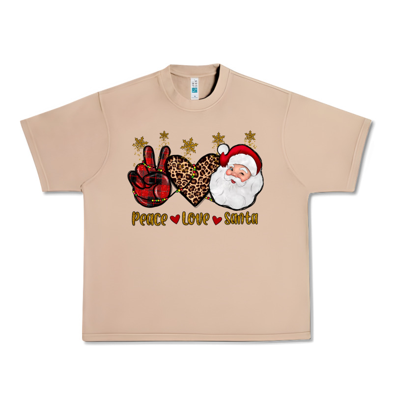 Peace Love Santa Urban Heavy Tee by JahusDesignShop | Teevron