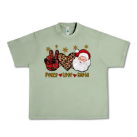 Oil Green peace love santa Urban Heavy Tee - JahusDesignShop