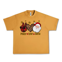 Peanut Butter peace love santa Urban Heavy Tee - JahusDesignShop
