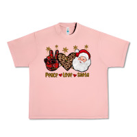 Salmon peace love santa Urban Heavy Tee - JahusDesignShop