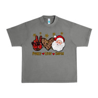 Tornado peace love santa Urban Heavy Tee - JahusDesignShop
