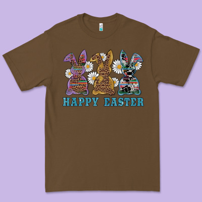 Premium Tee easter western bunnys happy easter