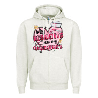 Oatmeal Heather my residents are my valentines Zipper Hoodie - MaliasSmallBusiness