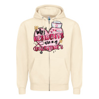 Sandshell my residents are my valentines Zipper Hoodie - MaliasSmallBusiness
