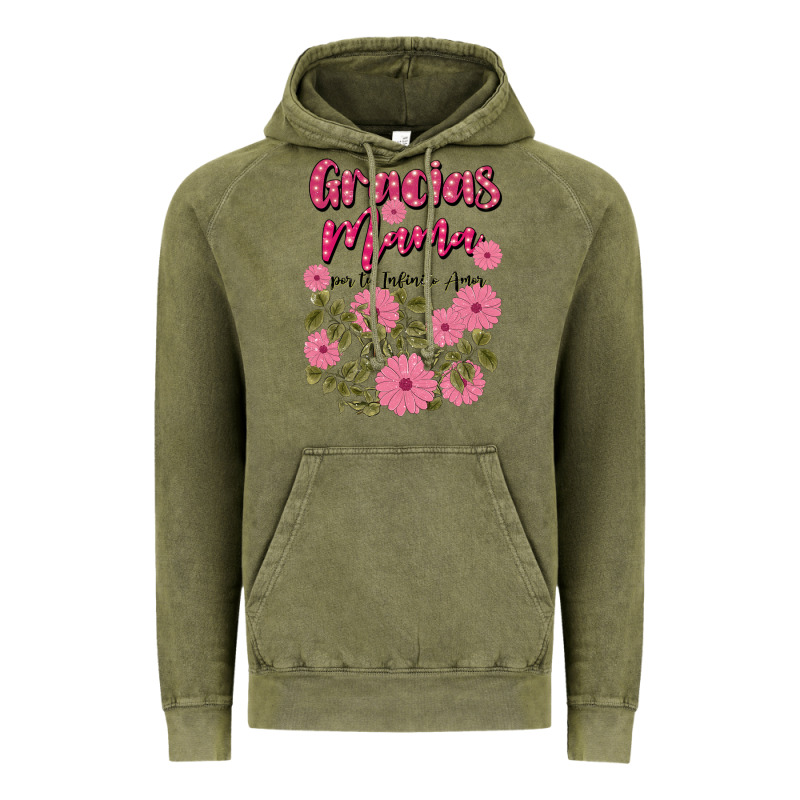 Gracias Mama Por Tu Infinito Amor Vintage Hoodie by JahusDesignShop | Teevron