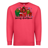 Cardinal merry christmas tooth Premium Sweatshirt - RacoonDesign