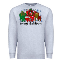 Heather Grey merry christmas tooth Premium Sweatshirt - RacoonDesign