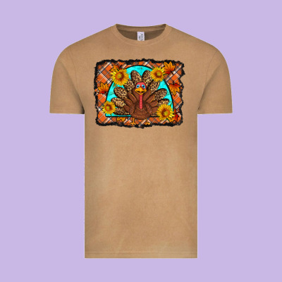 Thanksgiving Turkey Vintage Tee Designed By Artiststas