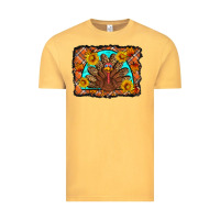 Vintage Mustard Thanksgiving Turkey Vintage Tee - Artiststas