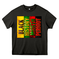 Asphalt black history month periodt Heavy Core Tee - Zillion Design Studio