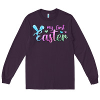 Plum my first easter Long Sleeve Tee - Jasminsmagicworld