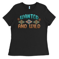 Black wanted and wild Ladies Tee - MaliasSmallBusiness