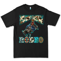 Black western rodeo bullfighter Premium Tee - BarkalooDesign
