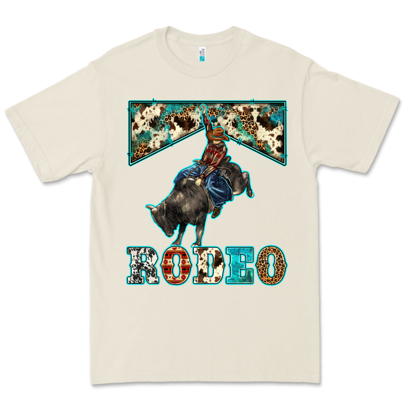 Western Rodeo Bullfighter Premium Tee by BarkalooDesign | Teevron