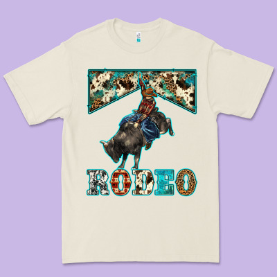 Western Rodeo Bullfighter Premium Tee Designed By Barkaloodesign