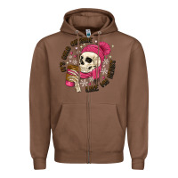 Chestnut its cold outside like my heart Zipper Hoodie - MaliasSmallBusiness