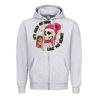 Heather Grey its cold outside like my heart Zipper Hoodie - MaliasSmallBusiness