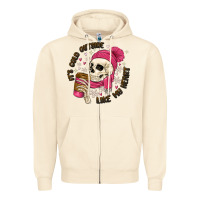 Sandshell its cold outside like my heart Zipper Hoodie - MaliasSmallBusiness