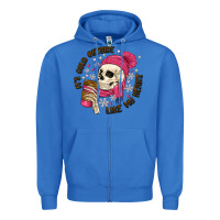 True Royal its cold outside like my heart Zipper Hoodie - MaliasSmallBusiness