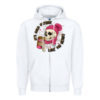 White its cold outside like my heart Zipper Hoodie - MaliasSmallBusiness