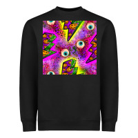 Black halloween thunders seamless pattern Heavyweight Sweatshirt - BundleAndBundleShop