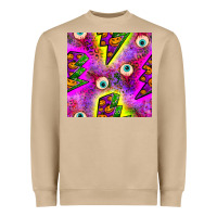 Mushroom halloween thunders seamless pattern Heavyweight Sweatshirt - BundleAndBundleShop