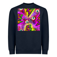 Navy halloween thunders seamless pattern Heavyweight Sweatshirt - BundleAndBundleShop