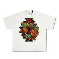 Pistachio aztec rodeo cowboy christmas Urban Heavy Tee - JahusDesignShop