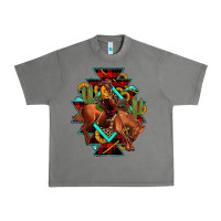 Tornado aztec rodeo cowboy christmas Urban Heavy Tee - JahusDesignShop