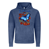 Vintage Denim transformada por dios Vintage Hoodie - JahusDesignShop