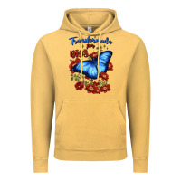Vintage Mustard transformada por dios Vintage Hoodie - JahusDesignShop