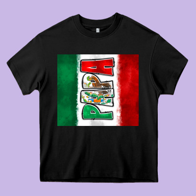 Mexico Papa Heavy Core Tee Designed By Zillion Design Studio
