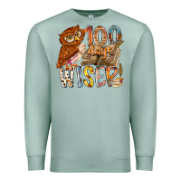 Seafoam 100 days wiser Premium Sweatshirt - RacoonDesign
